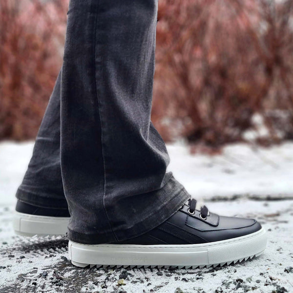 Billie black - Shearling sneakers