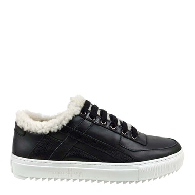 Billie black - Shearling sneakers