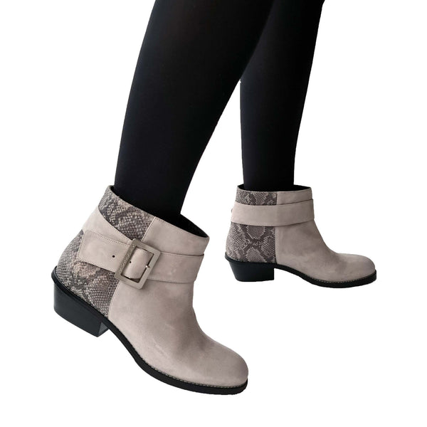 Emma snake - Snake print ankle boots