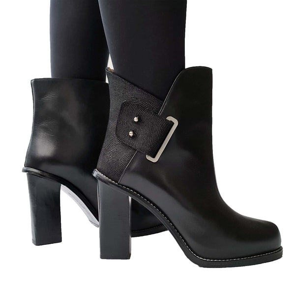 Evalina black - Black statement boots