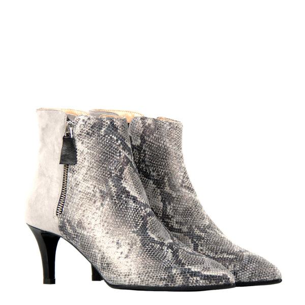 Elena snake - Snake print ankle boots