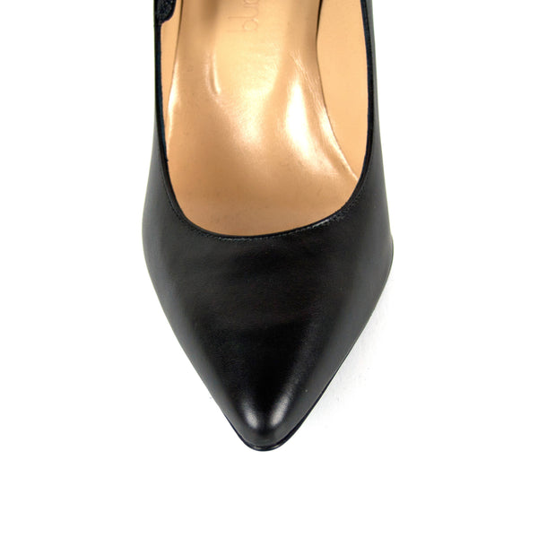 Elisabetta black - Black leather pumps