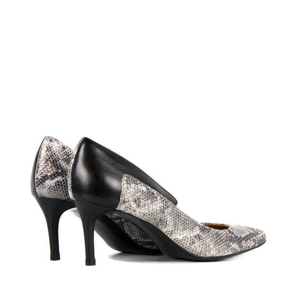 Elisabetta snake - Snake print leather pumps
