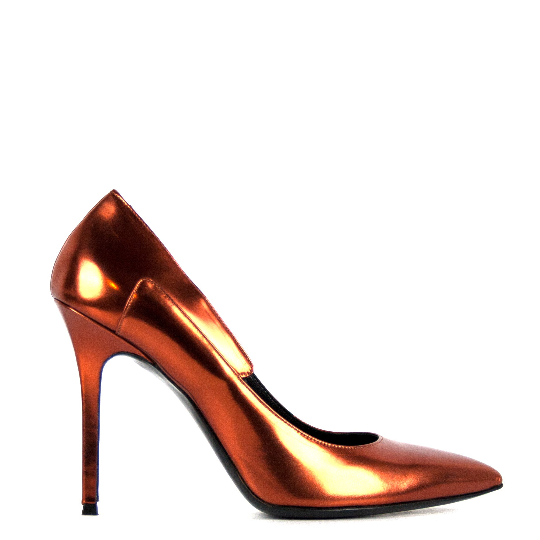 Copper shoes high heels Clearance