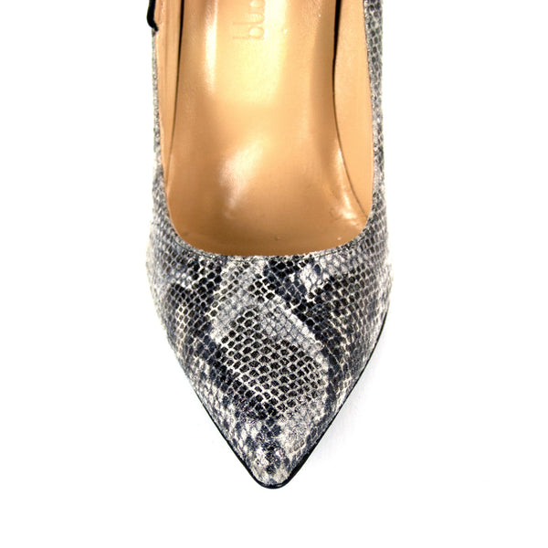 Elsa snake - Snake print leather pumps